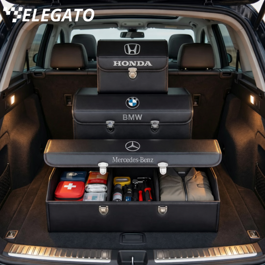 Scatola di immagazzinamento per bagagliaio dell'auto