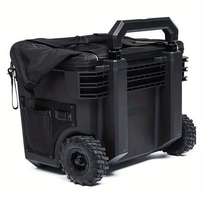 XL Rolling Tool Organizer with Large Opening