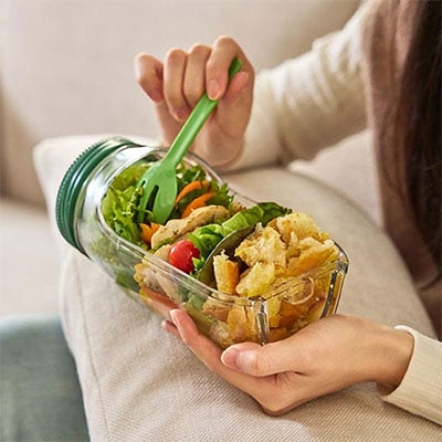 🥬 Salad Pod Tutto-in-Uno – Fresco, Pratico e Sempre con Te! 🥗