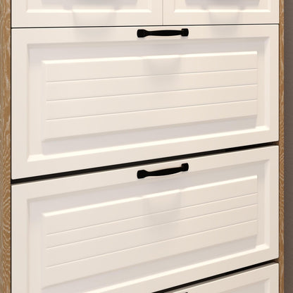 Moderno mobile porta scarpe con 3 cassetti ribaltabili