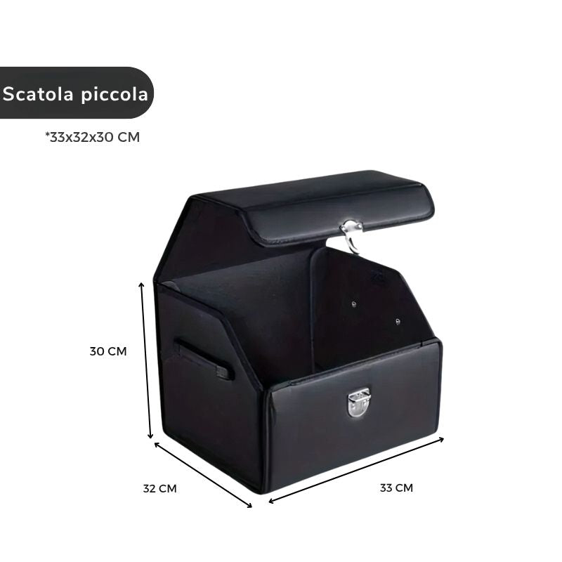 Scatola di immagazzinamento per bagagliaio dell'auto