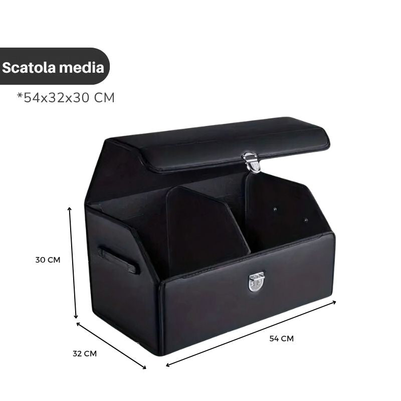 Scatola di immagazzinamento per bagagliaio dell'auto