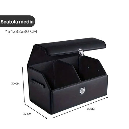Scatola di immagazzinamento per bagagliaio dell'auto