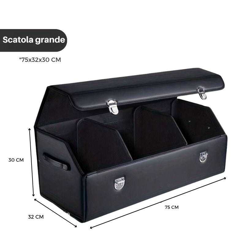Scatola di immagazzinamento per bagagliaio dell'auto