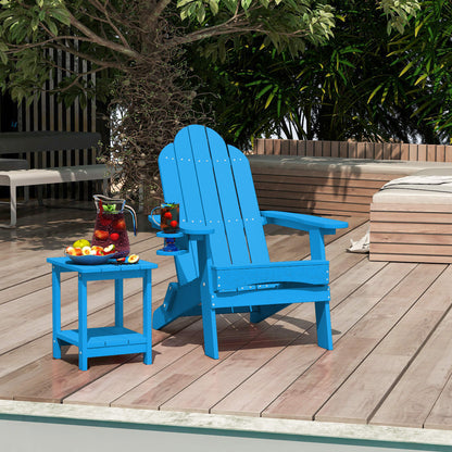 Miranda Foldable Adirondack Chairs with Cup Holders