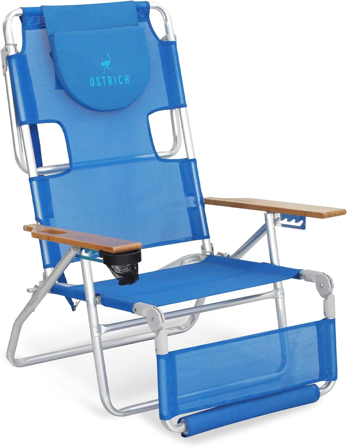 Ostrich Sedia Recliner 3-in-1 con poggiapiedi
