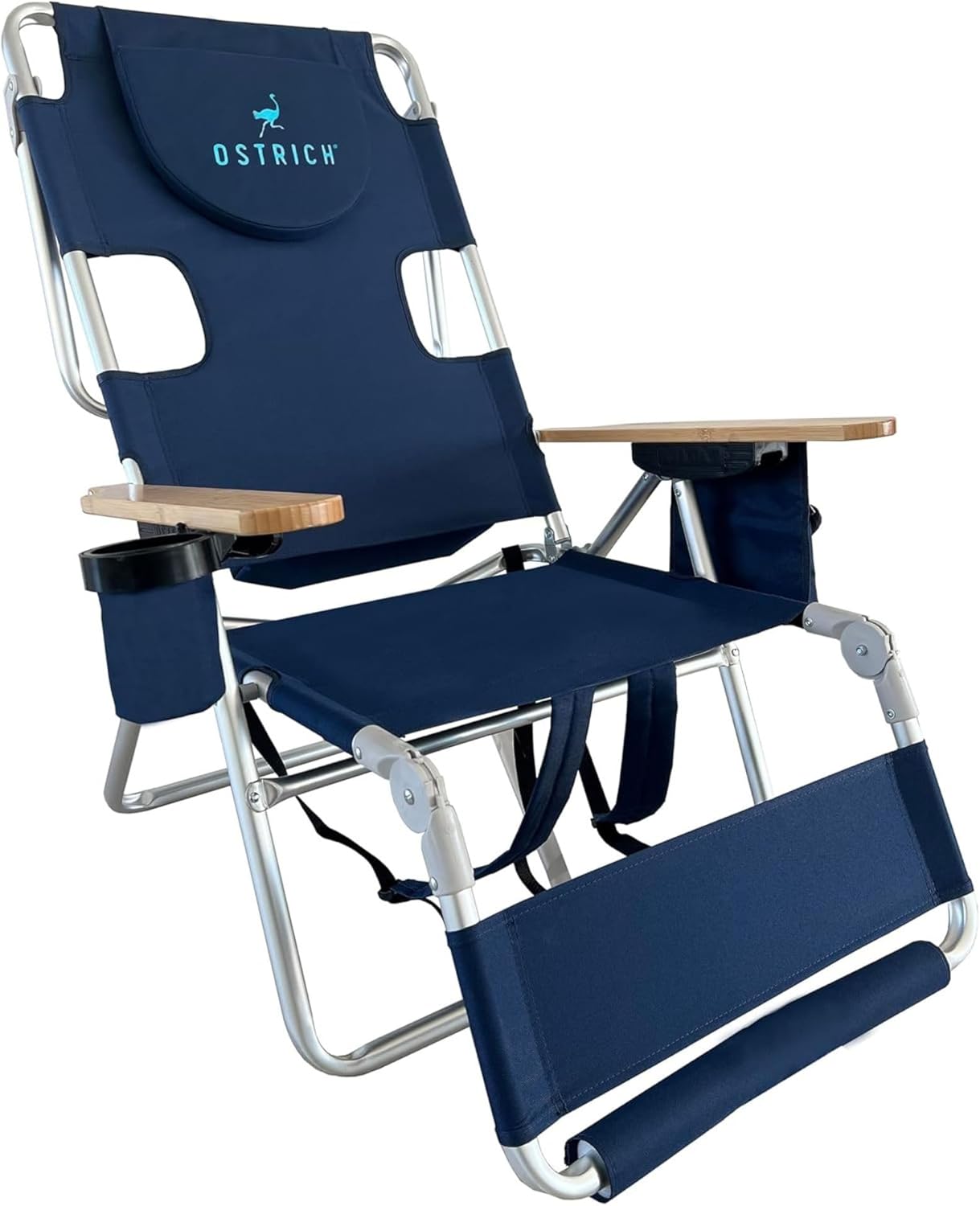 Ostrich Sedia Recliner 3-in-1 con poggiapiedi