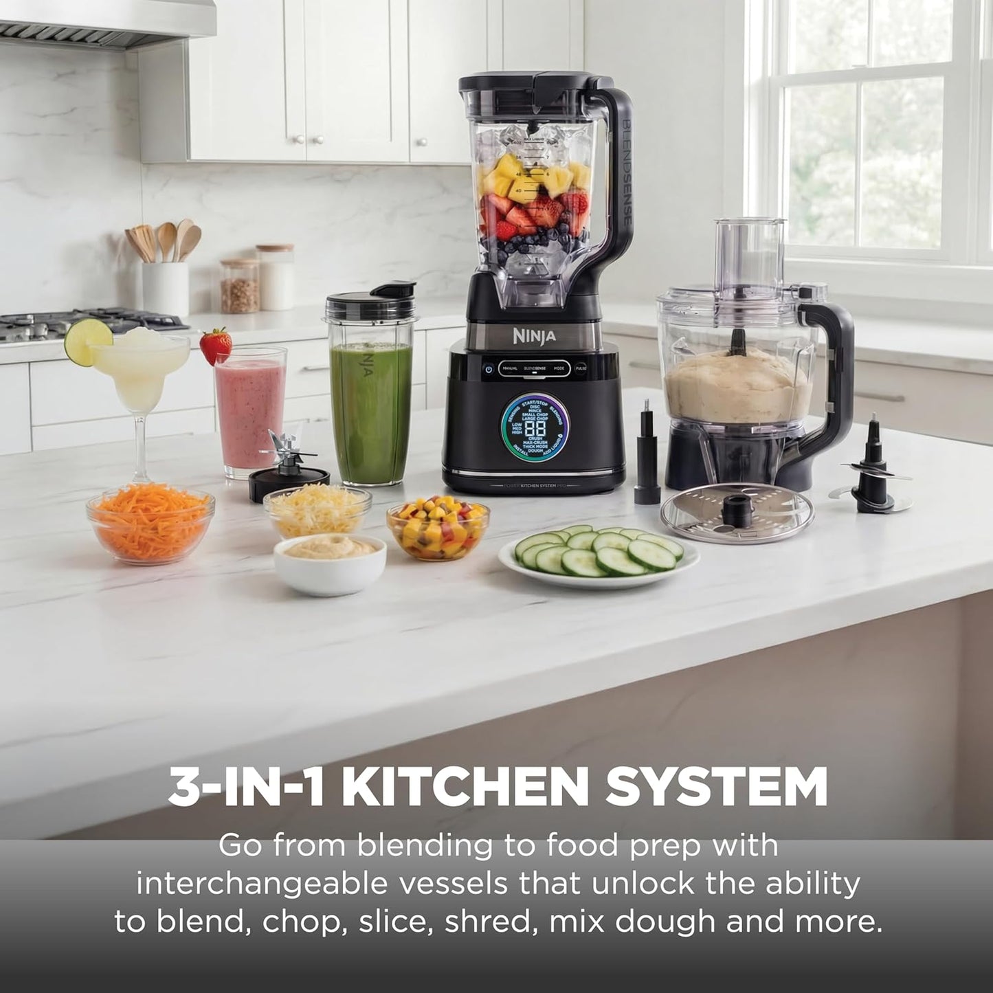 Robot da Cucina 3 in 1 per Smoothie e Zuppe 🍧 + Ricettario Gratis
