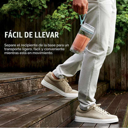 Frullatore Personale Portatile Twist & Go – 3 Programmi, Smoothie e Ghiaccio