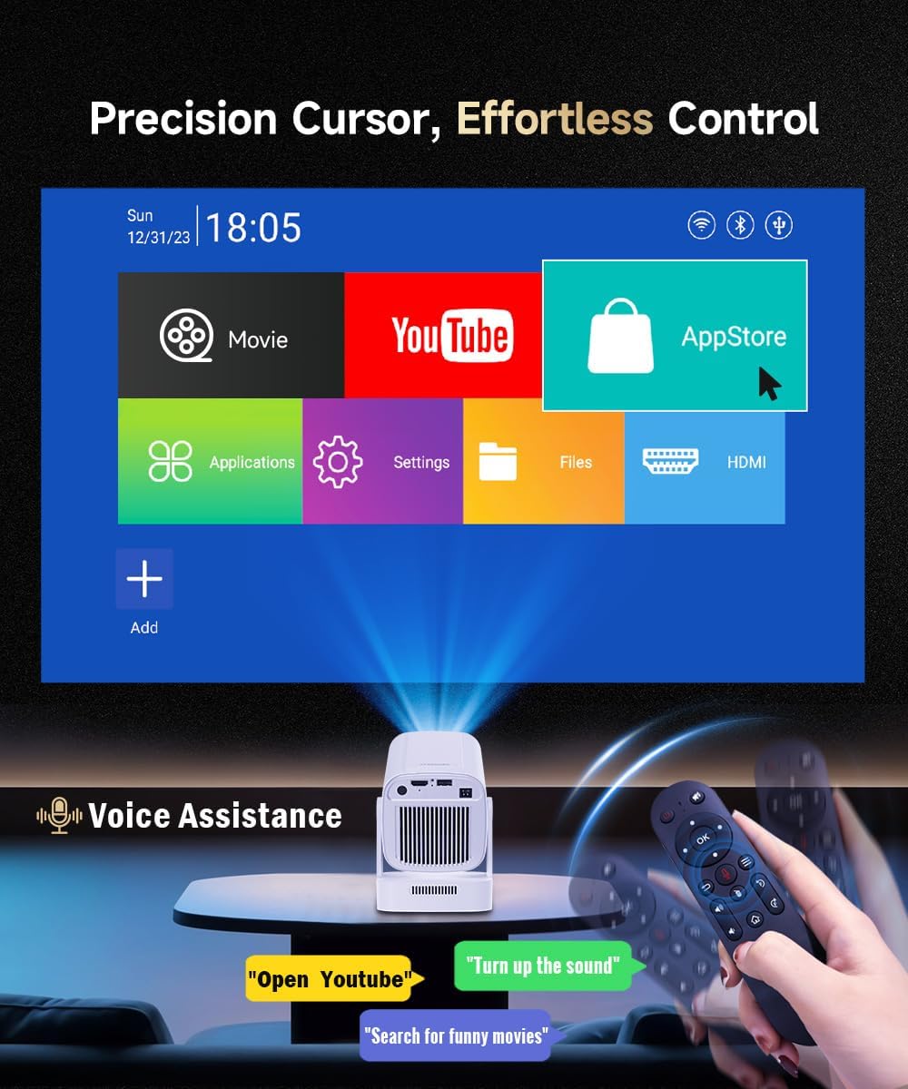 Mini Proiettore Magico 1080P – Cinema a Casa Ovunque Proiettore