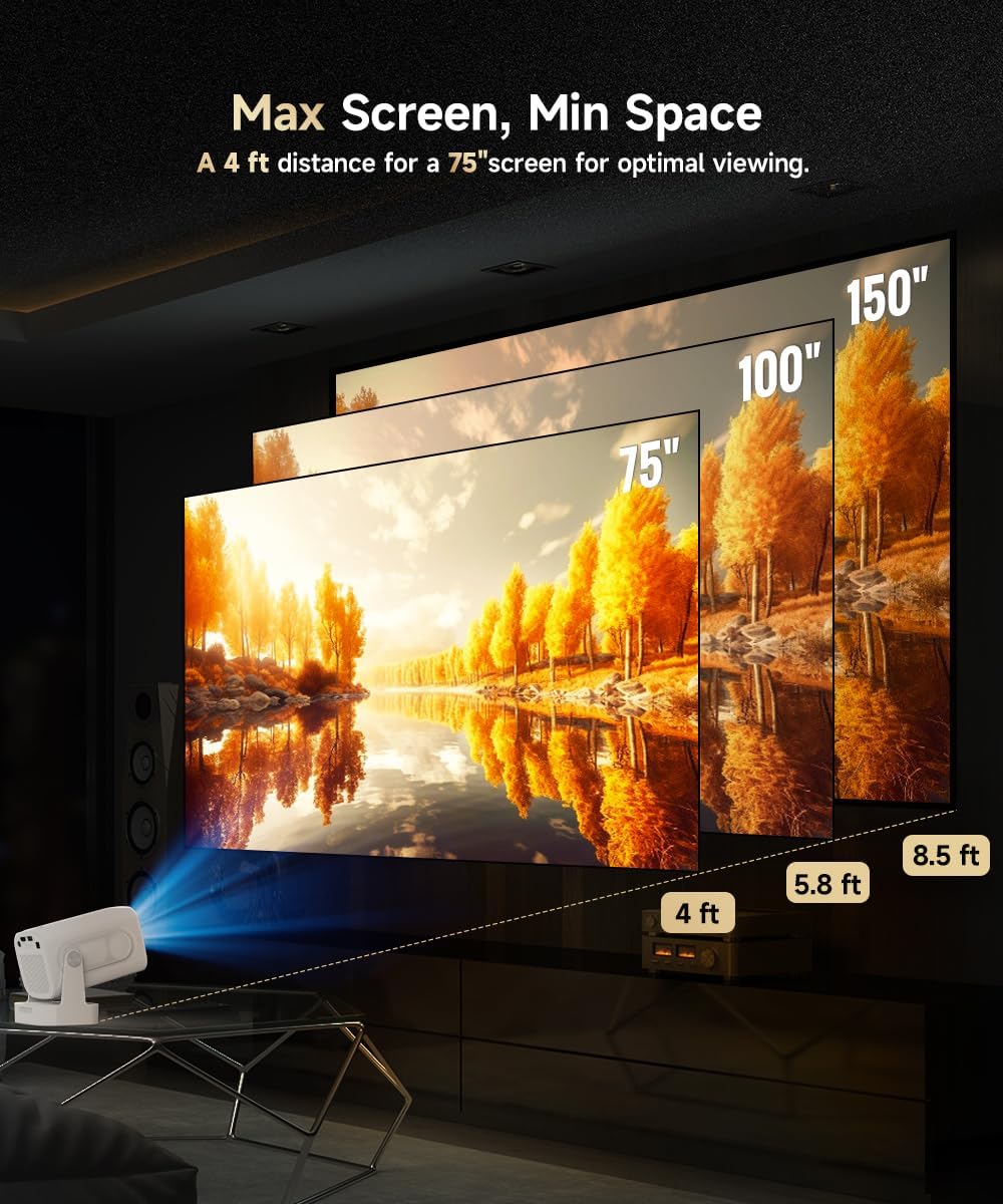 Mini Proiettore Magico 1080P – Cinema a Casa Ovunque Proiettore